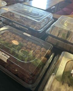 savoury food platters